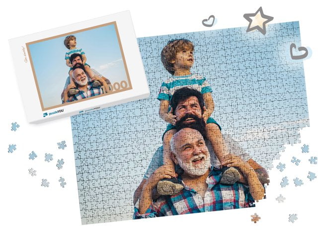 photo puzzle for Father's Day