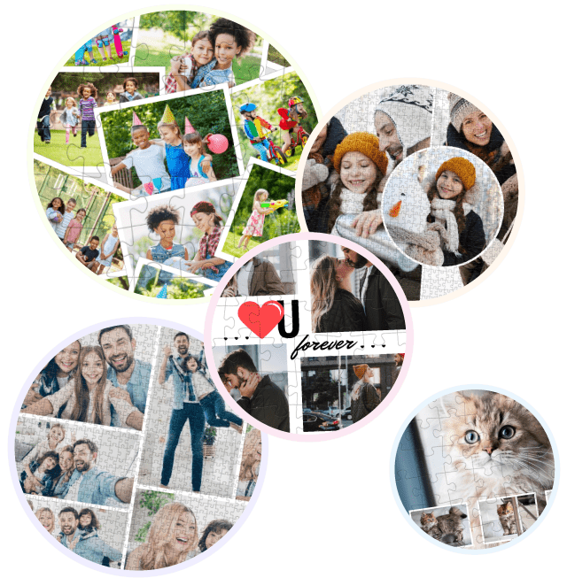 Treasure your pictures on a Photo Puzzle Collage