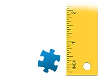 Size ratio puzzle piece photo puzzle 1000 pieces